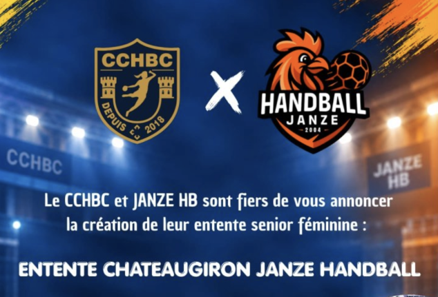 Le CCHBC et Janzé HB unissent leurs forces autour du handball féminin